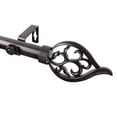 thumbnail image 1 of Flora Curtain Rod 48-84 inch - Mahogany, 1 of 4