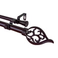 thumbnail image 1 of Flora Double Curtain Rod 48-84 inch - Mahogany, 1 of 4