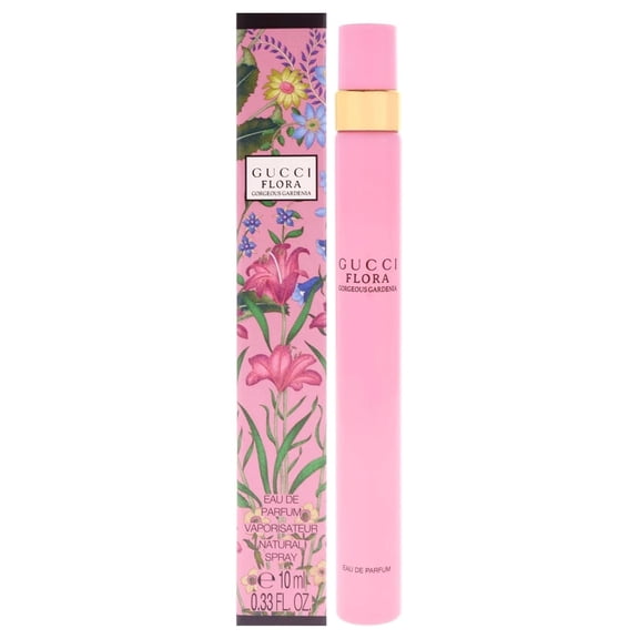 Gucci Flora Gorgeous Gardenia 0.33 oz EDP purse spray womens perfume 10ml NIB