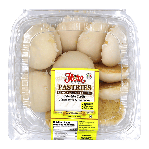 Flora Lemon Drop Cookies