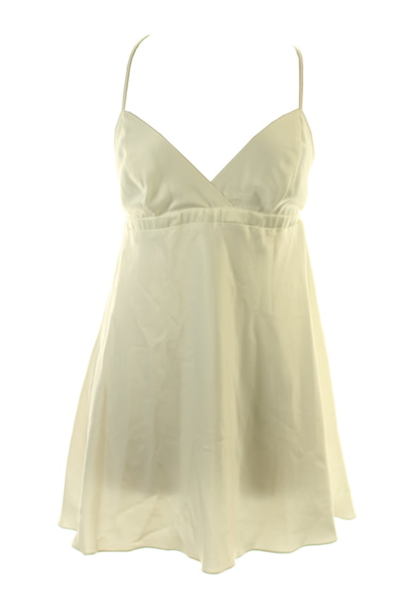 Ivory Gabby Lace Inset Chemise M