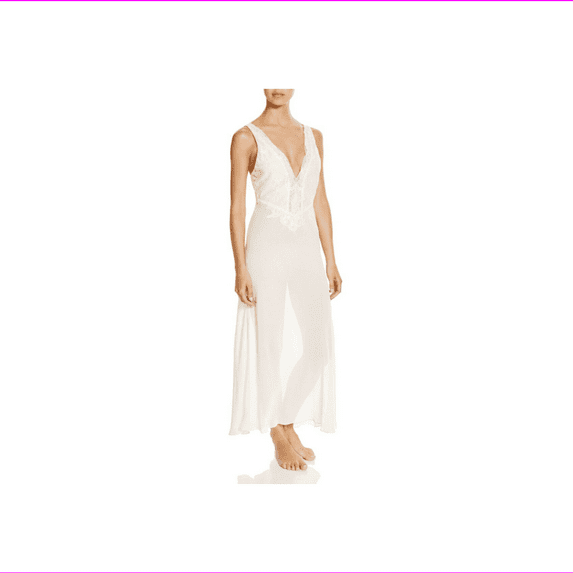 Flora Nikrooz Marianna Long Gown, Ivory Candlelight, Medium