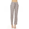 thumbnail image 1 of Flora Nikrooz Women's Kayla Printed Item Pajama Pant Beige Size S, 1 of 3