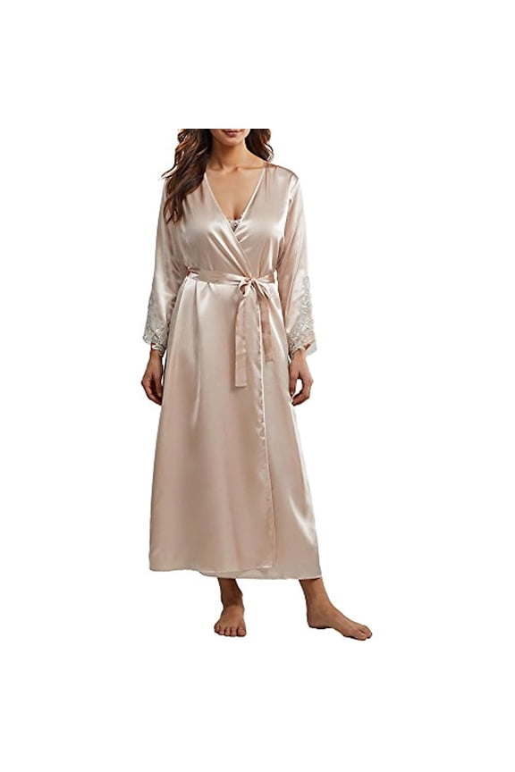 Women's Stella Robe, Almond, Small/Medium