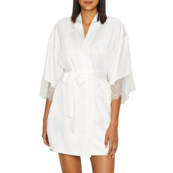 Flora Nikrooz Womens Millay Charmeuse Kimono Robe Style-Q80865