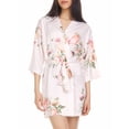 thumbnail image 1 of Flora Nikrooz Womens Miraj Charmeuse Robe Style-Q81332, 1 of 1