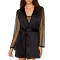 thumbnail image 1 of Flora Nikrooz Womens Showstopper Charmeuse Robe Style-8061, 1 of 2