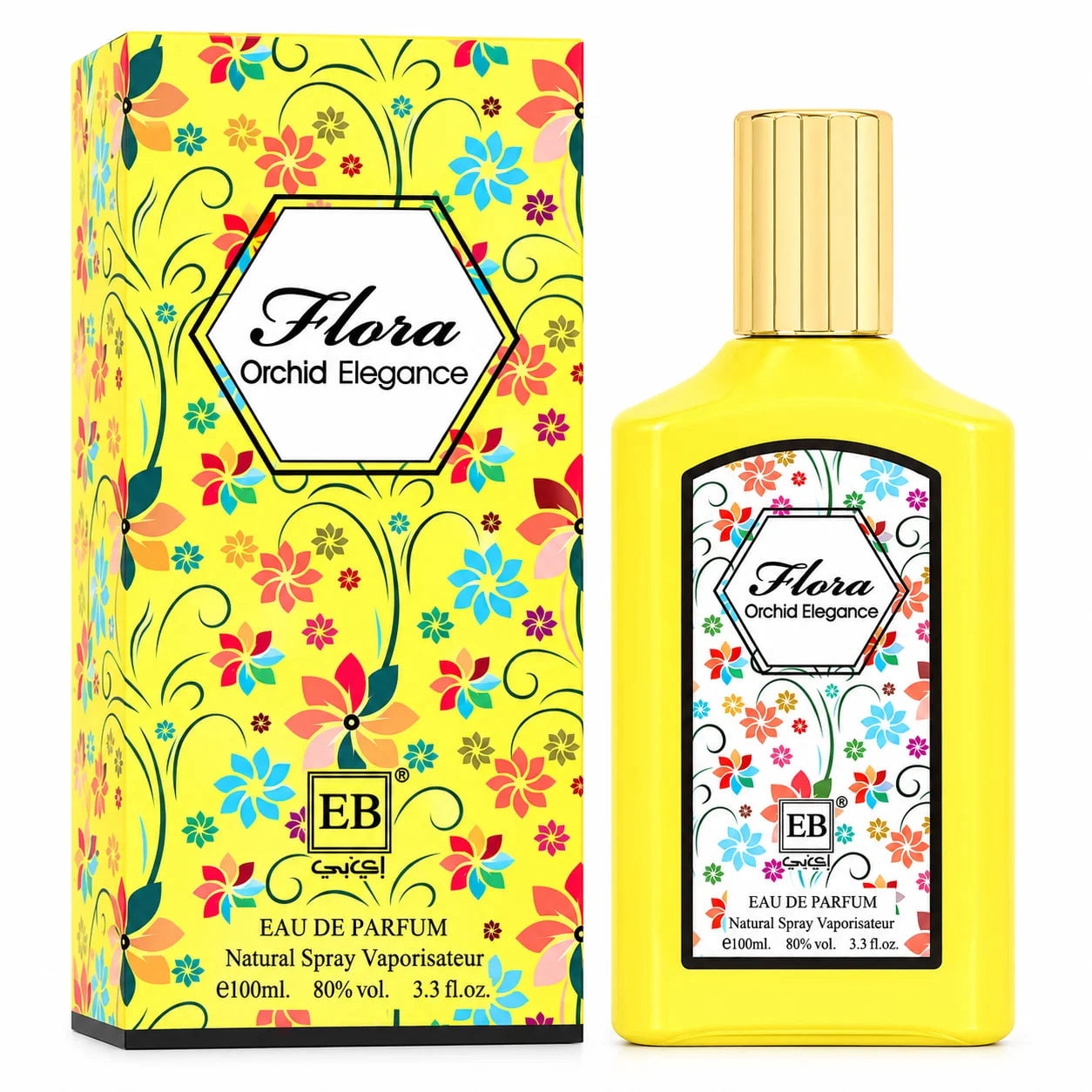 Flora Orchid Elegance Eau de Parfum for Women, Floral Perfume Spray ...