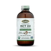 Flora - Organic MCT Oil made from Ethically and Sustainably Sourced Coconuts - 8.5 oz Liquid - Amber Glass Bottle