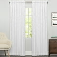 thumbnail image 1 of Flora Scrolling Leaf Jacquard Single Tailored Window Curtain Panel 84"x52", 1 of 2