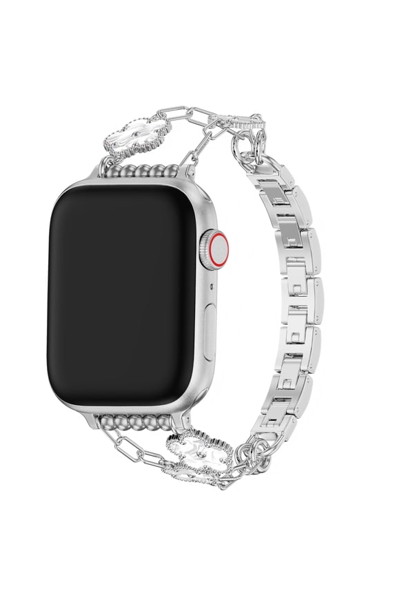 Flora Stainless Steel Band Compatible with Apple Watch