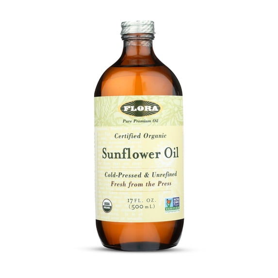 Flora - Sunflower Oil, Cold Pressed & Unrefined, 17 Fl Oz