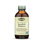 Flora - Swedish Bitters for Digestion, Alcohol-Free Bitters Help Bloating & Digestion, Marias Original Formula Aqueous Extract, Vegan, Kosher, Non GMO, 3.4-fl. oz. Glass Bottle