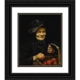 thumbnail image 1 of Flora Thomas Mccaig 20x24 Black Ornate Framed Double Matted Museum Art Print Titled: Portrait of Woman with Oranges (1907), 1 of 5