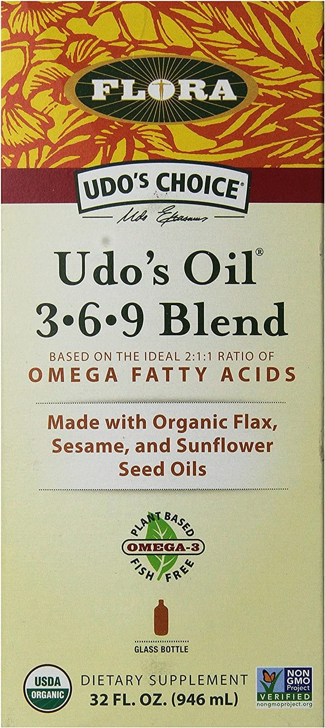 Flora UDOs Oil Omega 369 Organic Vegan Fish Oil Alternative 63