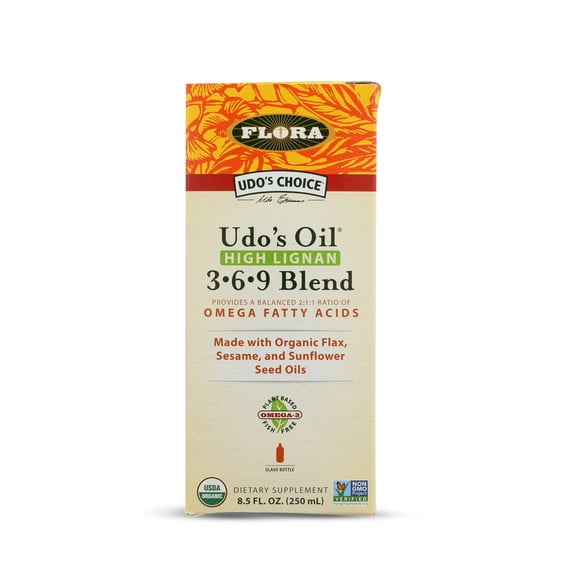 Flora Udo's Choice High Lignan Oil Blend 8.5 Fl Oz