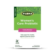 Flora - Womens Care Probiotic with Eight Strains of Beneficial Bacteria, Support Digestive & Vaginal Health, Fights Yeast and Bacteria, Shelf Stable, 87 Billion CFUs, 30 Vegetarian Capsules