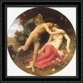 thumbnail image 1 of Flora and Zephyr 28x28 Large Black Ornate Wood Framed Canvas Art by William Adolphe Bouguereau, 1 of 2