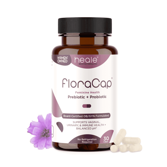 Heale Doctor Formulated FloraCap Probiotic for Women's Health, 30 Capsules
