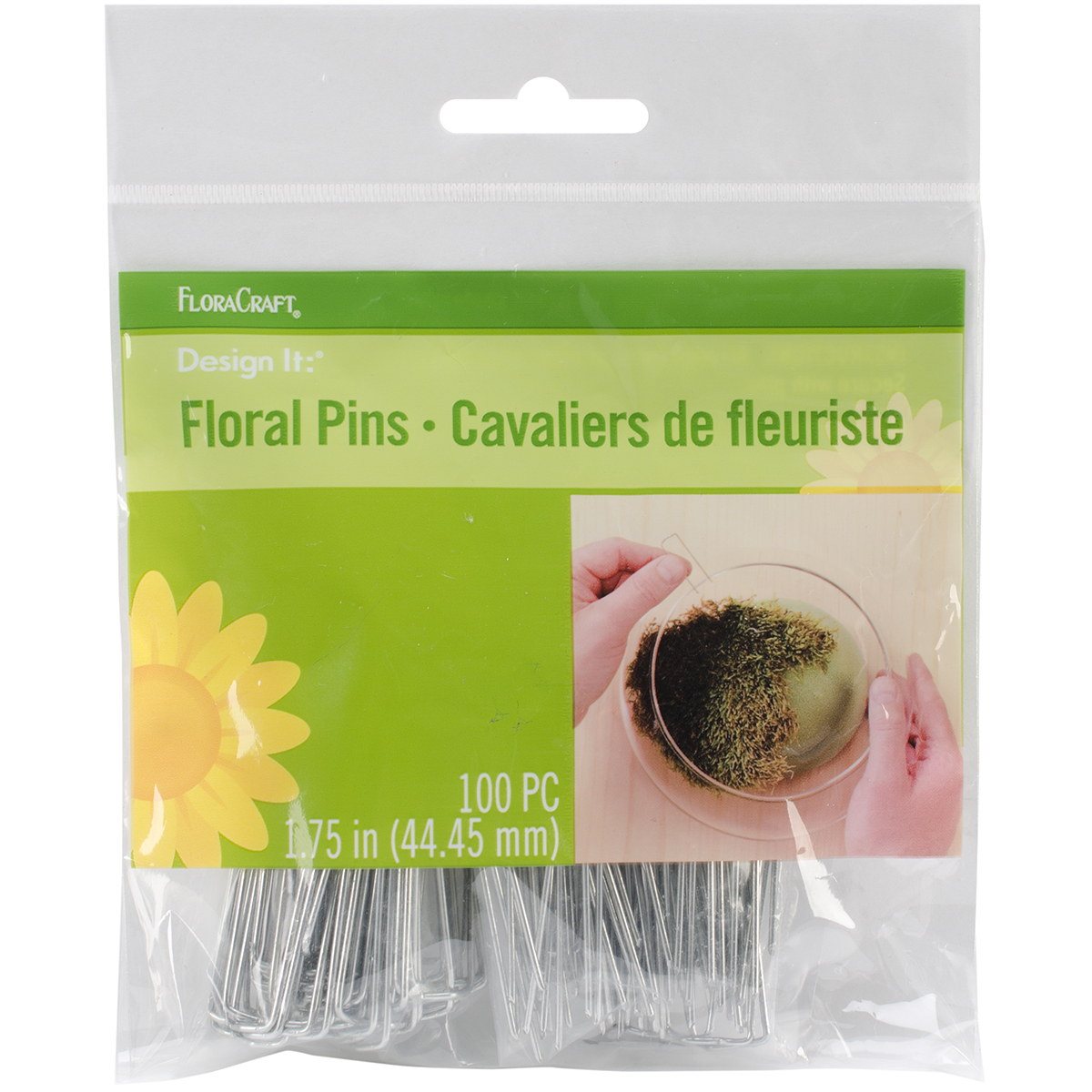 FloraCraft 1.75" Floral Pins, 100 Piece - image 1 of 2