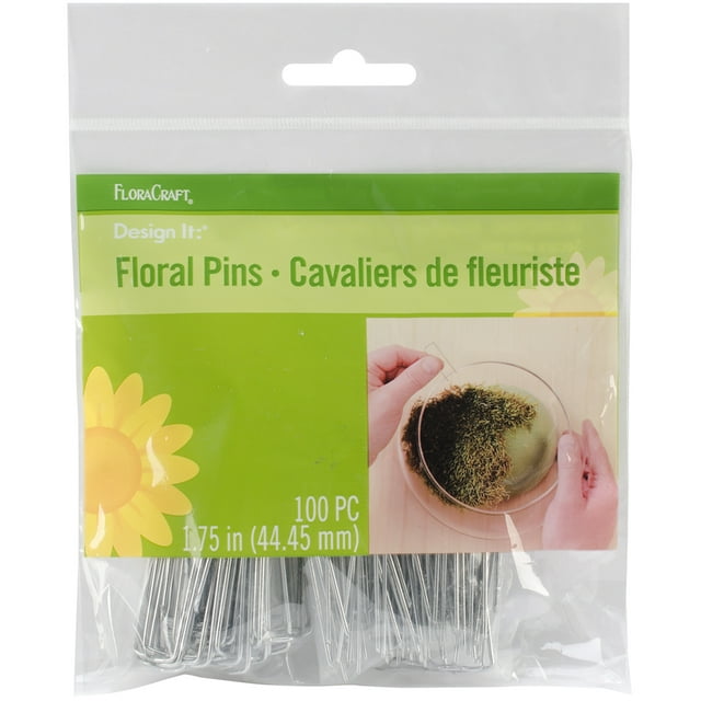 FloraCraft 1.75" Floral Pins, 100 Piece