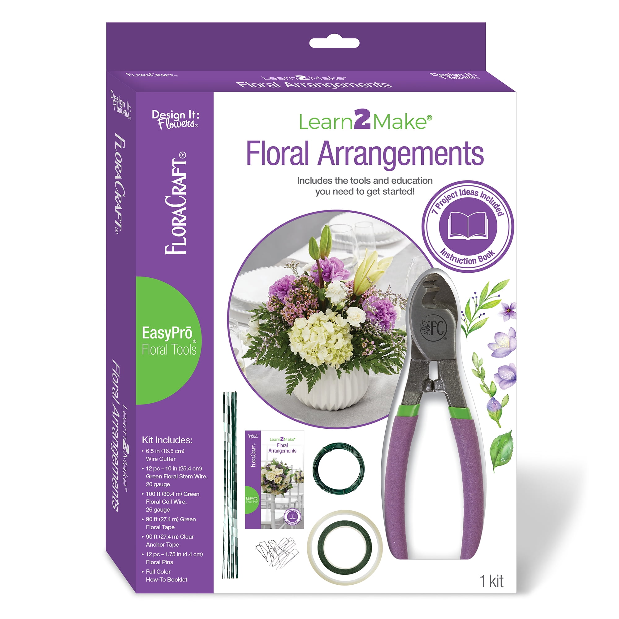 FloraCraft 25+ Piece Learn2Make Floral Arrangements Kit