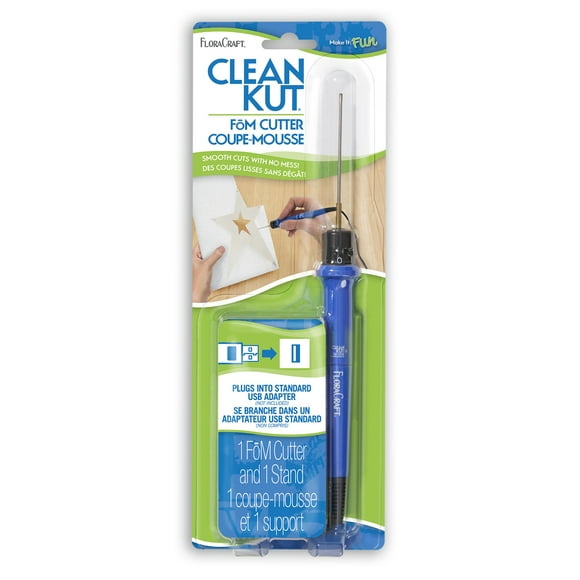 FloraCraft CleanKut Heated Foam Cutter Tool Blue