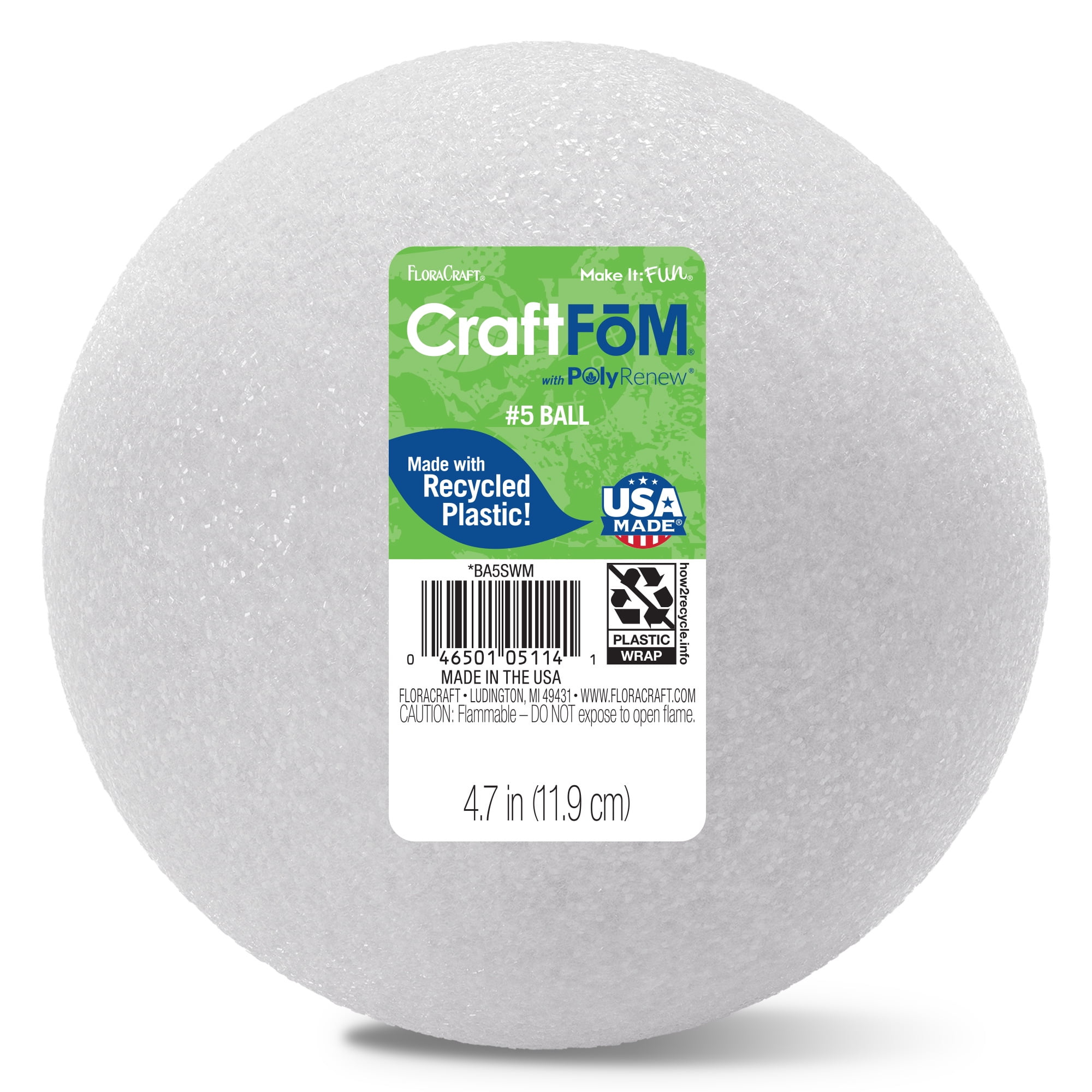Small Foam Craft Balls