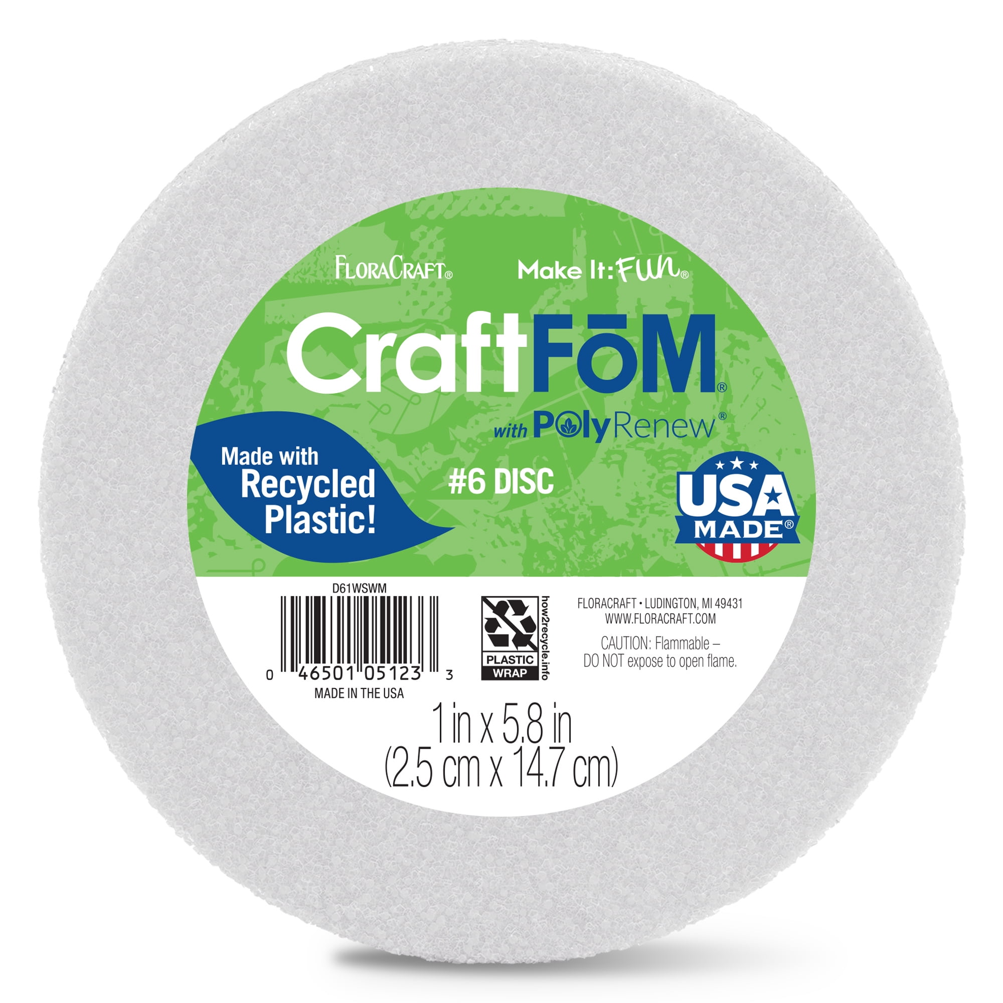 FloraCraft Styrofoam Balls, 1-1/4