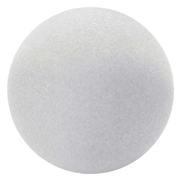 FloraCraft CraftFoM Ball, 3 Inches, White, Pack of 12