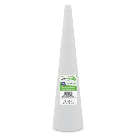 FloraCraft CraftFoM Blocks and Shapes - Cone, 3.8" x 15"