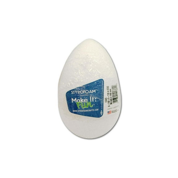 FloraCraft CraftFoM Blocks and Shapes - Egg (Ostrich), 3.8" x 5.6"