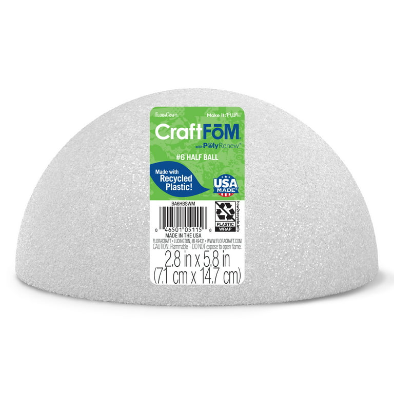 Ball - 2.5 Styrofoam – The Craft Place USA