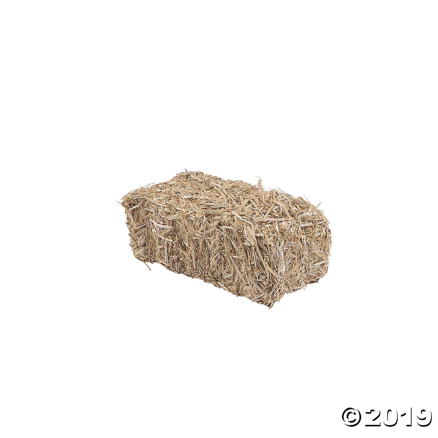 Floracraft Decorative Straw Hay Bale - 24 24x12x12