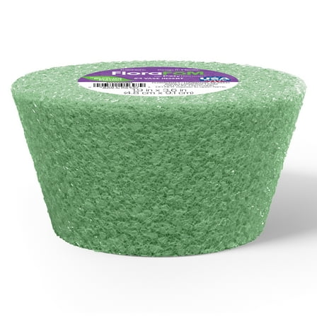 (3 pack) FloraCraft FloraFōM Vase Insert 1.9 inch x 3.6 inch Green