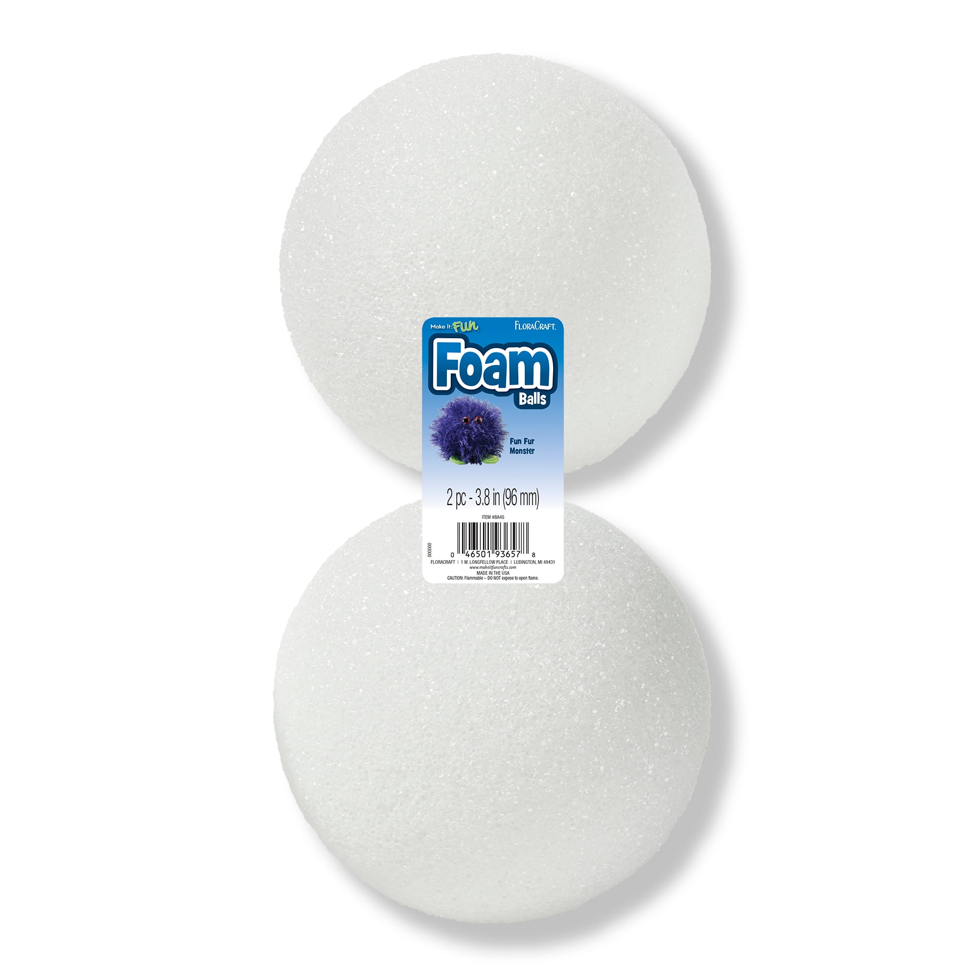 Incraftables Foam Balls 240pcs (0.8, 1.2, 1.6 & 2 inch). Assorted Foam  Balls for Crafts. White Foam Balls for Solar System Project, DIY Arts &  Slime. Best Round Large & Small Foam Balls