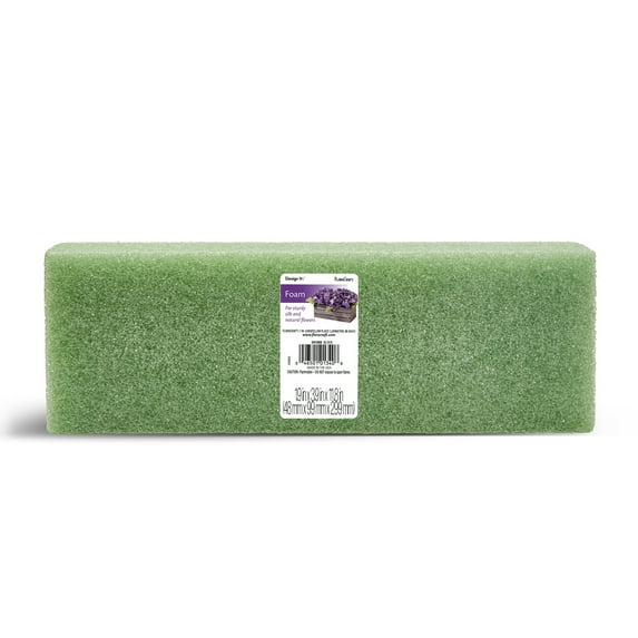 FloraCraft Foam Block 1.9 inch x 3.9 inch x 11.8 inch Green