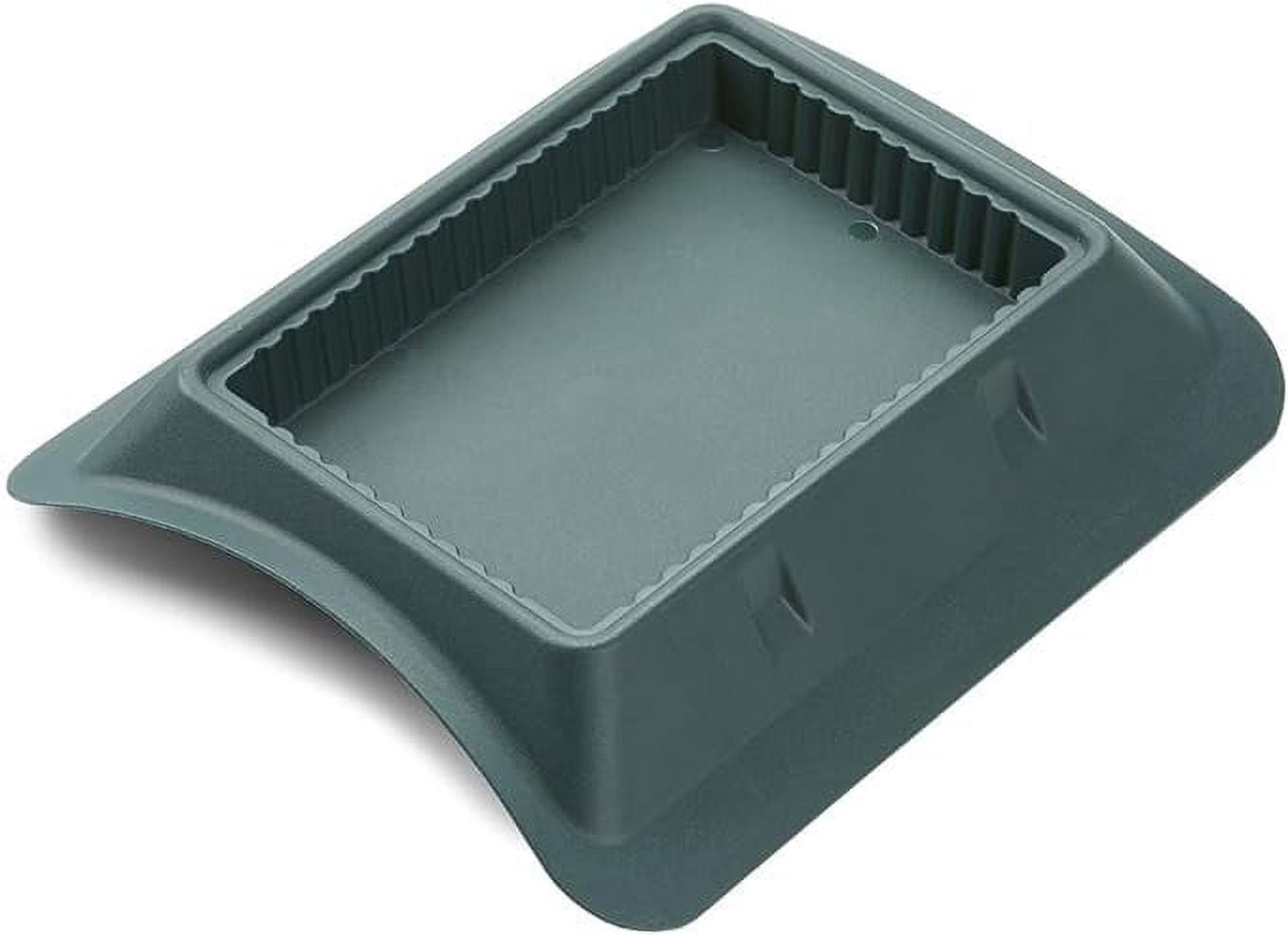 FloraCraft Plastic Floral Casket Saddle 2.75 Inch x 11.25 Inch x 12.75 Inch Green