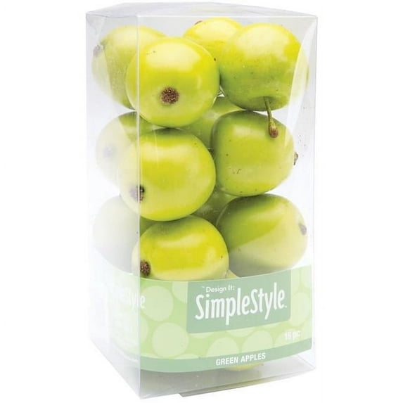 FloraCraft SimpleStyle Green Apple Pommes Rouges, 15 Count