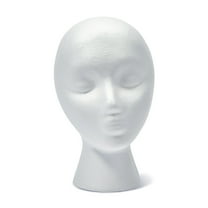 FloraCraft SmoothFōM Female Head 5.8" x 7.5" x 9.8" White
