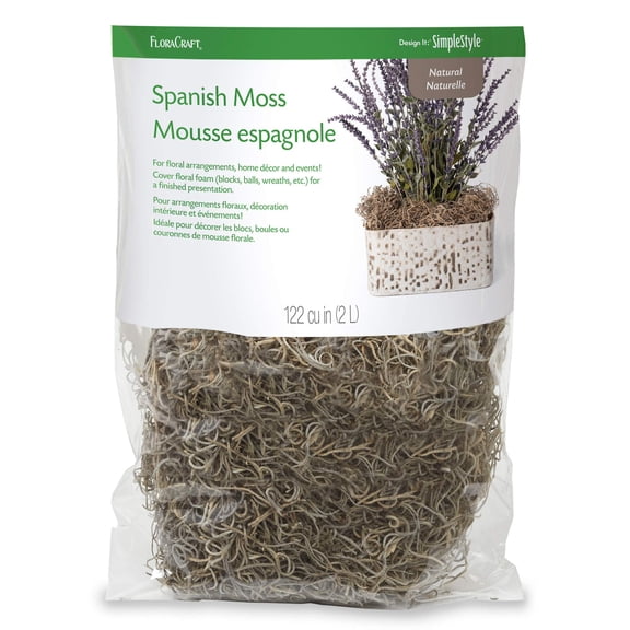 FloraCraft Spanish Moss 2ltr Natural