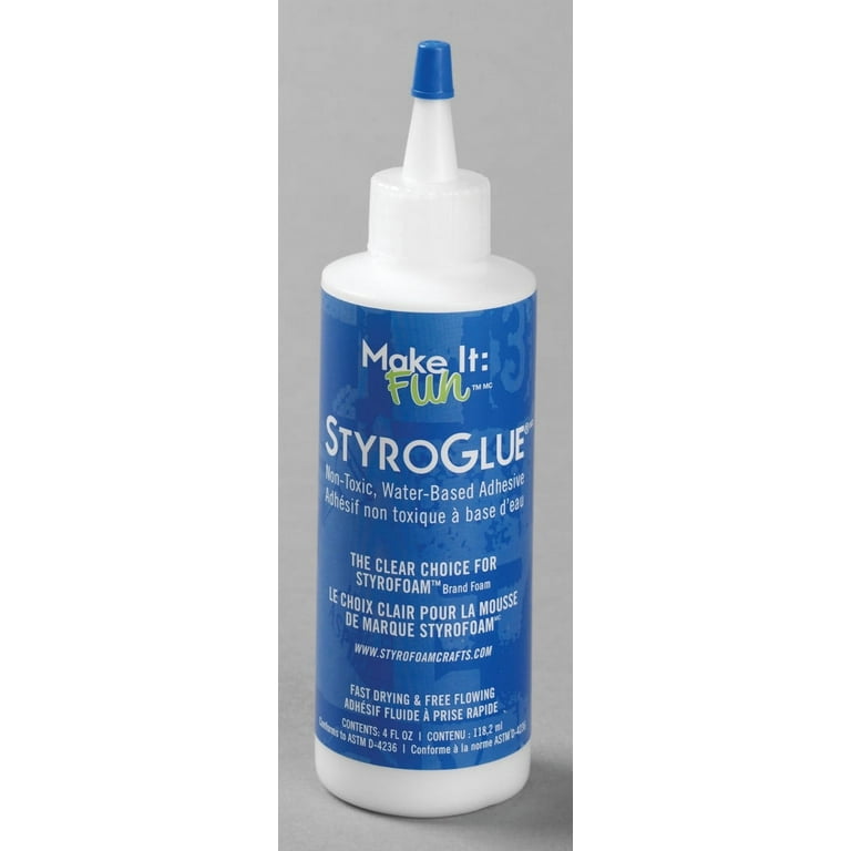 FloraCraft StyroGlue Styrofoam Glue, 4 oz.