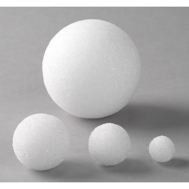 FloraCraft Styrofoam Balls, 1-1/4, 12/Pkg.