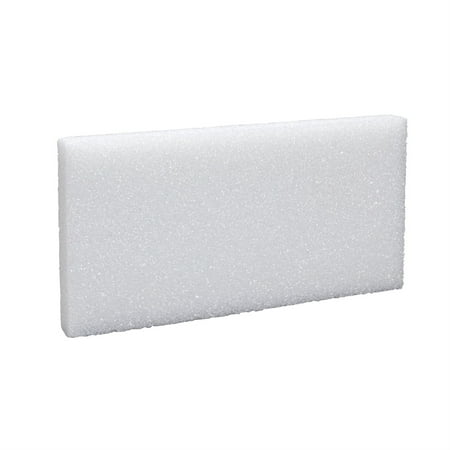 FloraCraft FloraFoM Craft Foam Sheet 1 Inch x 11.9 Inch x 35.8 Inch White, 10 pack