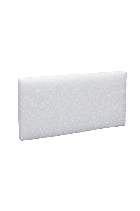 FloraFM Craft Foam Sheet 1 Inch x 11.9 Inch x 35.8 Inch White, 10 pack