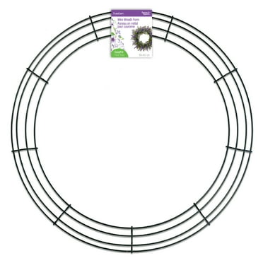 FloraCraft Wire Wreath Form 18 inch Green