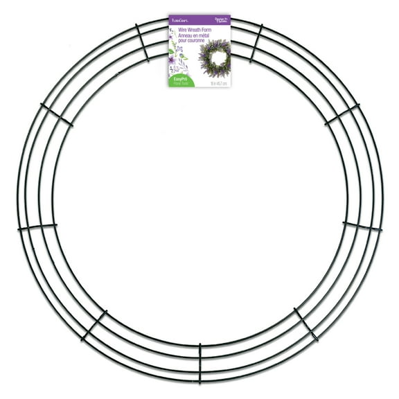 FloraCraft Wire Wreath Form 18 inch Green