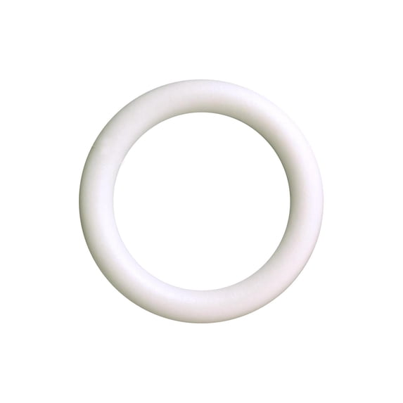 FloraCraft Wreath Ring Extruded Bulk 12" White