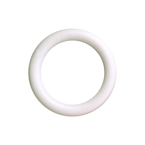 FloraCraft Wreath Ring Extruded Bulk 12" White