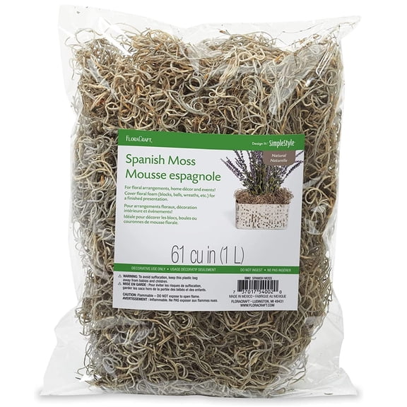 Floracraft Spanish Moss 2oz Bag